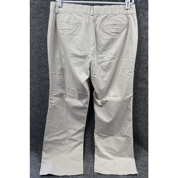 DOCKERS Khaki Pants Womens 16 Medium Beige Tan Casual Work Dressy College School - Picture 7 of 16